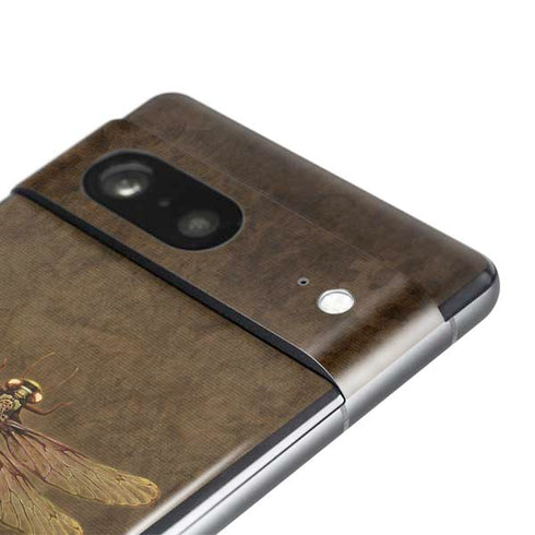 Steampunk & Gear Dragonfly by Brigid Ashwood Pixel Skins